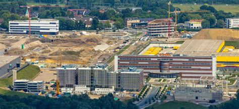 Bochum Aus Der Vogelperspektive Baustelle Zum Neubau Eines B Ro Und