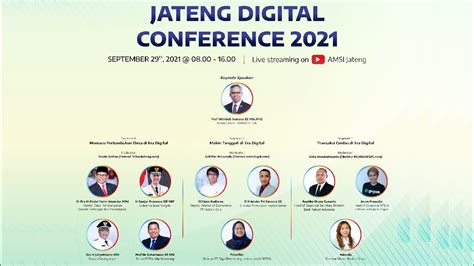 Live Jateng Digital Conference Jdc Amsi Jateng Youtube