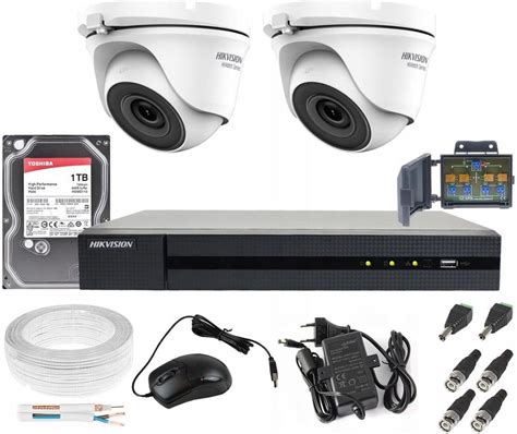 Zestaw Do Monitoringu HIKVISION ZESTAW DO MONITORINGU 2X KAMERA 4MPX