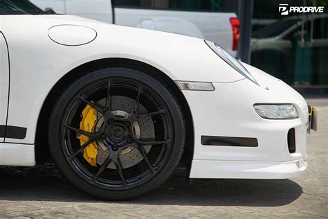 Porsche 911 Carrera 997 White Bc Forged Rs41 Wheel Wheel Front