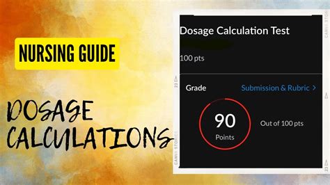 Galen DOSAGE CALCULATIONS Nursing Exam YouTube