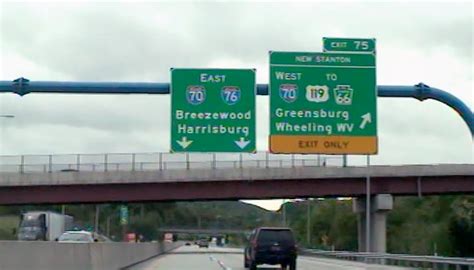 Map Of Pa Turnpike With Exits