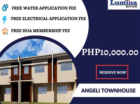 Angeli Townhouse Preselling Houses And Lots June In Butuan