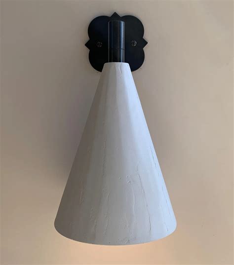 Plaster Cone Wall Light The Lamp Workshop London