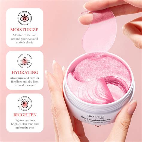 Mascarilla Parche De Ojeras Rosas Y Acido Hialuronico Bioaqua Tienda