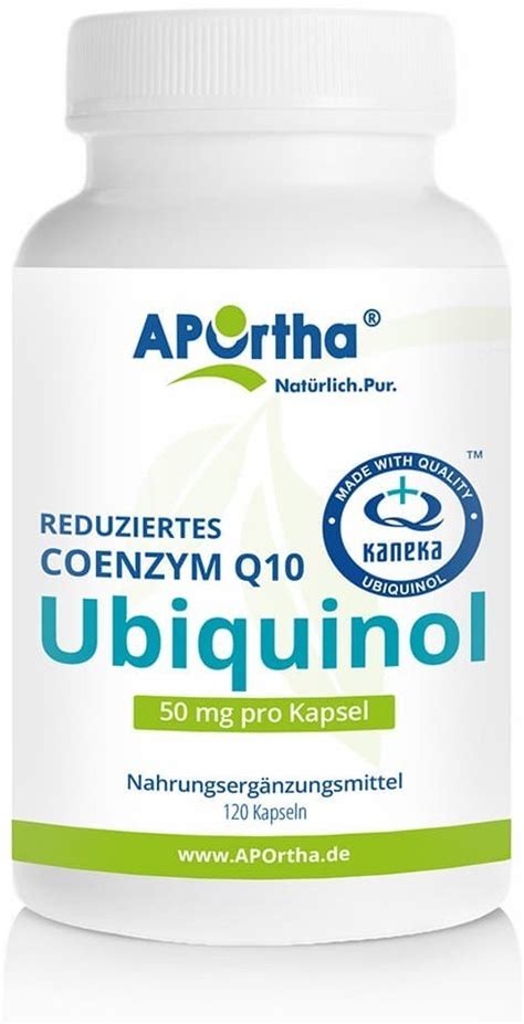 Aportha Kaneka Ubiquinol Coenzym Q10 50 Mg Kapseln 120 Stk Ab 30 89