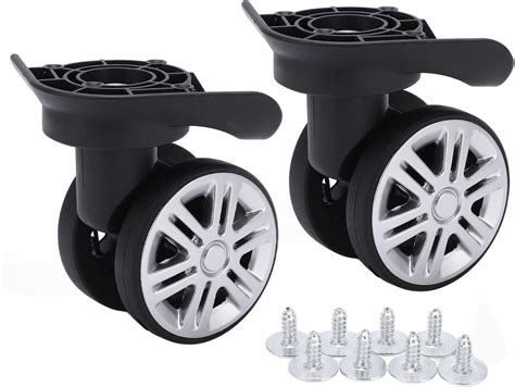 Pissente Pcs Swivel Wheels Replacement Luggage Suitcase Spinner