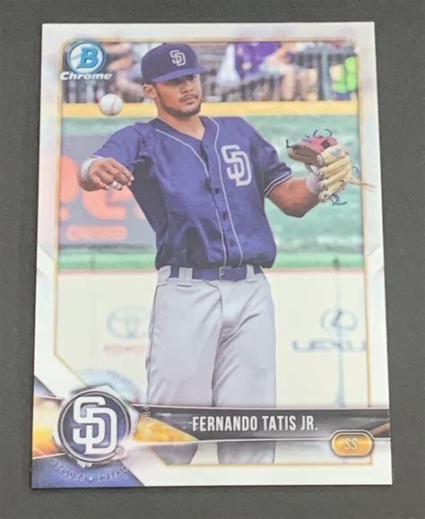 Yahoo オークション 2018 Bowman Chrome Fernando Tatis JR BCP114