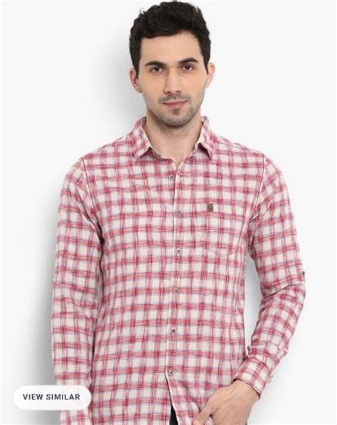 Cotton Checks Mens Shirt Full Or Long Sleeves Casual Wear At Rs 500