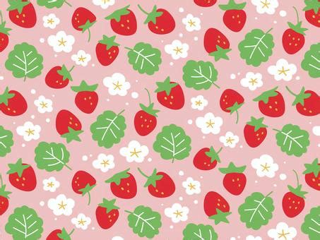 Free Vectors | cute strawberry pattern