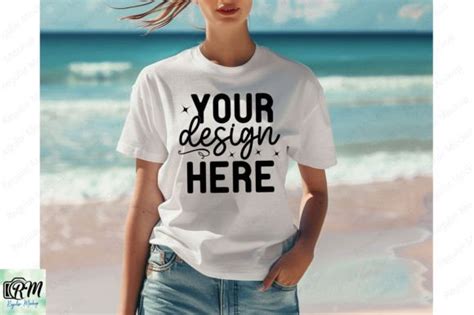 Bella Canvas Summer T Shirt Mockup Graphic By Regular Mockup