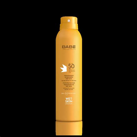 Babe Transparent Sunscreen Wet Skin SPF Spray Skin Envy An