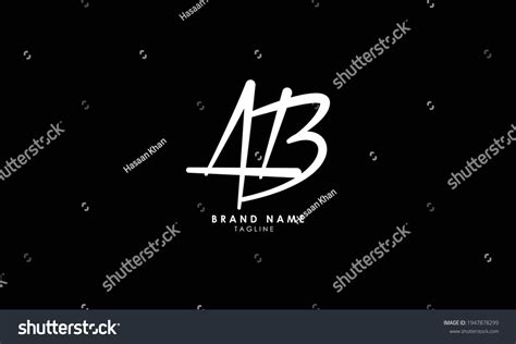 Alphabet Letters Initials Monogram Logo Ab Ba Royalty Free Stock