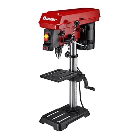 10 in., 5-Speed Bench Drill Press with Light