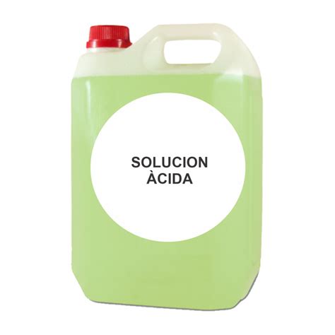 Solución Ácida x 5L Quimica La Hormiga San Juan