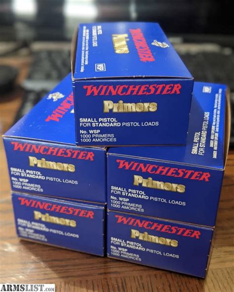 ARMSLIST For Sale Winchester Small Pistol Primers Upto 5k