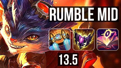 Rumble Vs Gangplank Mid 17 1 9 3 3m Mastery Legendary 1300