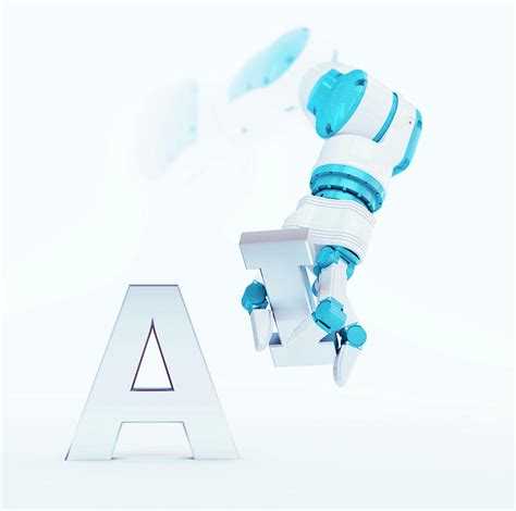 Robotic Hand And The Letters A And I Photograph By Andrzej Wojcicki