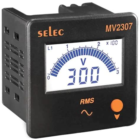 SELEC MV2307 MV Series Digital Voltmeter Instruction Manual