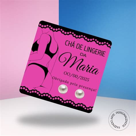 30 Tags Mimo Lembrancinha para Chá de Lingerie Brincos Elo7