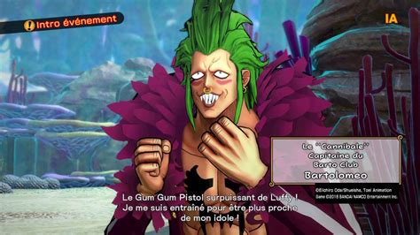 Luffy Vs Bartolomeo ONE PIECE BURNING BLOOD YouTube