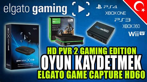 OYUN KAYDETMEK ELGATO Game Capture HD60 HD PVR 2 Gaming Edition