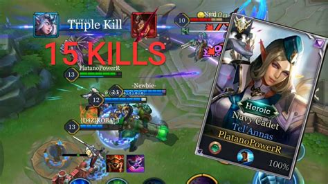 Arena Of Valor Tel Annas Gameplay Kills Insane Damage Youtube