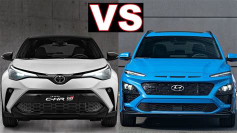 2022 Hyundai Kona Vs Toyota CHR 2022 High Efficient SUVs Hyundai