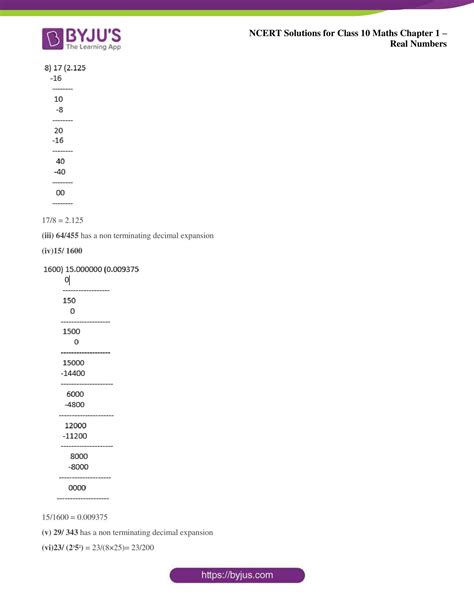 Ncert Solutions Class 10 Maths Chapter 1 Real Numbers Study Offline