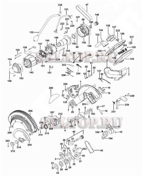 Dewalt Dws Parts Diagram A Visual Guide To Understanding Your Saw