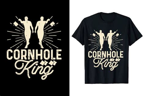 Vintage Cornhole Player T Shirt Design Graphic By Tee Expert · Creative