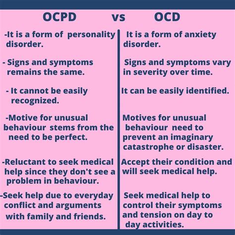 Obsessive Compulsive Personality Disorder Symptoms