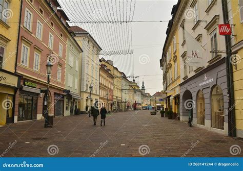 Klagenfurt on Christmas Day Editorial Stock Image - Image of austria ...