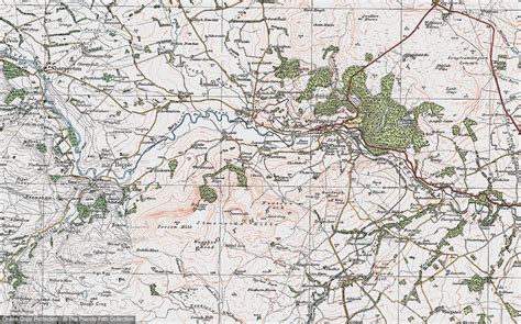 Historic Ordnance Survey Map Of Newtown 1925