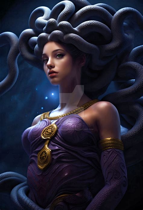 Euryale the Gorgon by ArtFromDarkness on DeviantArt