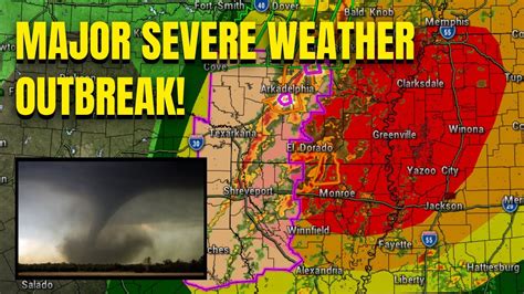 Live Coverage Major Severe Weather Outbreak Youtube