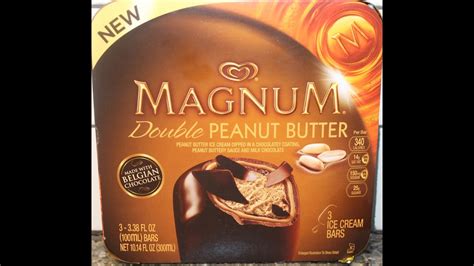 Magnum Double Peanut Butter Ice Cream Bar Review Youtube