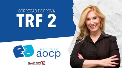 Aula de Português para o Concurso do TRF 2 AOCP CORREÇÃO DE PROVA