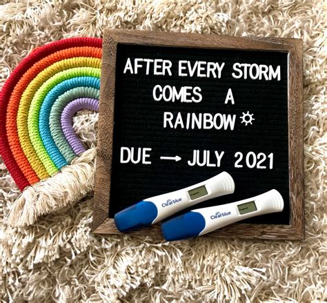 Rainbow baby announcement | Rainbow baby announcement, Rainbow baby ...