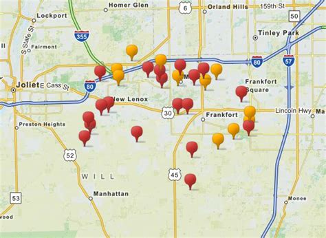 Sex Offender Map 2015 Homes To Watch Out For In Frankfort Mokena And