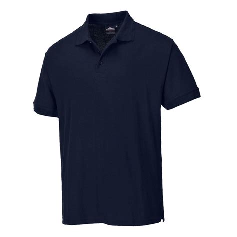 Portwest B210 Dark Navy Work Polo Shirt Uk