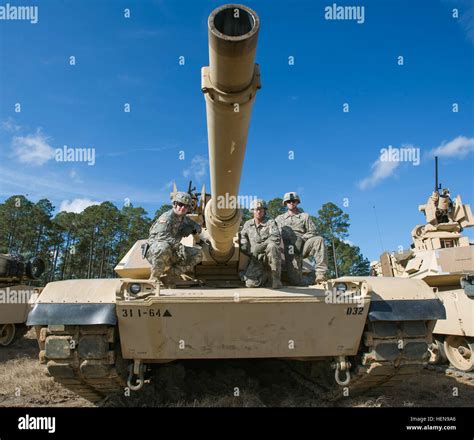 Fort Stewart Ga The Crew Of An M1a2sep Abrams Tank From Company D