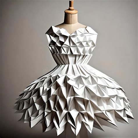 Origami Paper Dress Stock Illustrations – 1,064 Origami Paper Dress Stock Illustrations, Vectors ...