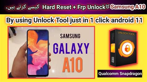 How To Factory Reset And Frp Unlock Samsung A A F By Unlock Tool