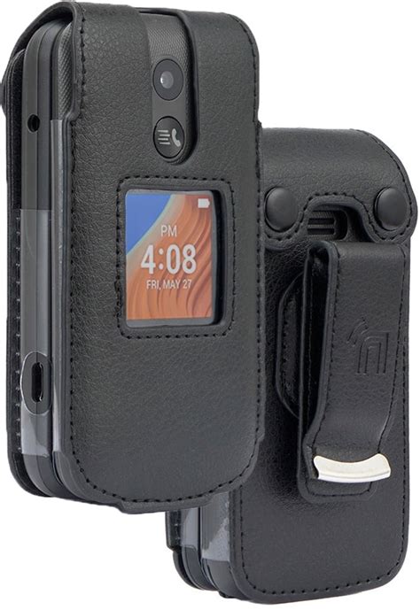 Case For Alcatel Tcl Flip Phone Nakedcellphone Black Vegan