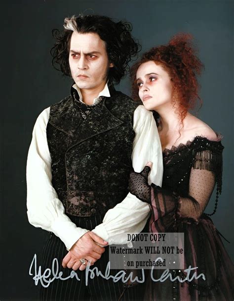 Helena Bonham Carter X X Cm Autographed Signed Photo In