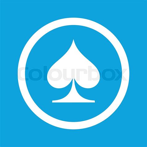 Spades Sign Icon Stock Vector Colourbox