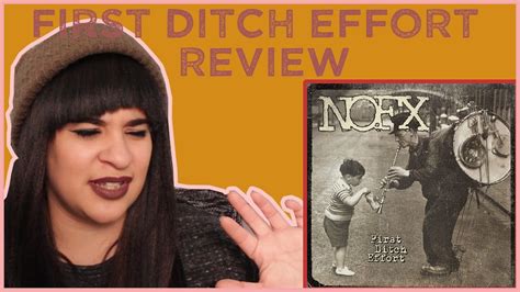 First Ditch Effort By NOFX Review YouTube