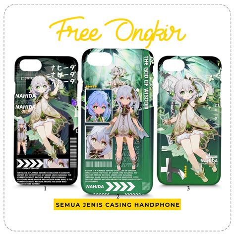 Jual Case Genshin Impact Nahida Custom Casing HP All Type Shopee