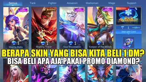 BERAPA SKIN YANG BISA DI BELI 1 DIAMOND DAN BISA BELI APA AJA PAKAI